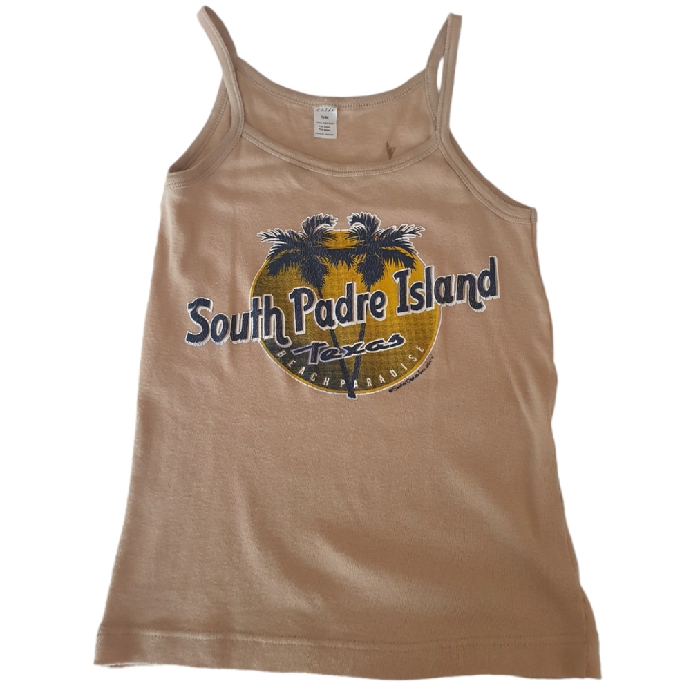 South Padre Island, Tx Girl's Tank Top. Sz S-M (6).